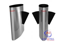 China Enter Exit RFID Card / Fingerprint / ESD Tester Flap Barrier Turnstile Automatic Control System supplier