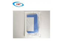 China Breathable Sterile Nonwoven Blue C-Section Surgical Drape For Cesarean Operations supplier