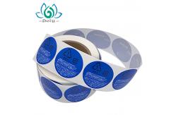China PE Printing Private Tamper Seal Label For Skin Care Lipstick supplier