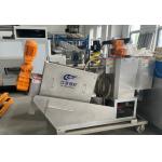 3.7kw Volute Sludge Screw Filter Press Machine SUS304 2050 * 750 * 1200 for sale