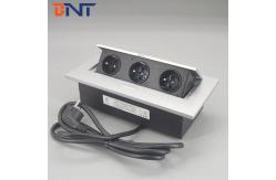 China Modular Hidden Zinc Alloy Tabletop Power Socket supplier