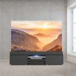 Flip Motorised Laser TV Cabinet Black UST Projector Cabinet 100 Inch - 150 Inch for sale