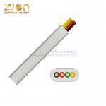 4 Way Flat Telephone Cable Indoor 4 Core White Unshielded Flat Hdpe Telephone Cable for sale