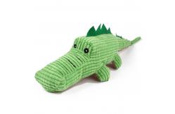 China Crocodile Plush Voice Toy For Puppy Teeth Grinding  / Cleaning supplier