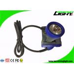 6.6Ah Li - Ion Battery Rechargeable LED Headlamp 10000lux High Beam IP68 Waterproof for sale