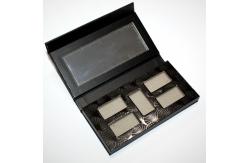 China CMYK Empty Eyeshadow Palette Case Embossed Logo Eco Friendly Makeup Palette supplier