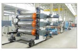 China Automatic Plastic Sheet Extrusion Line , Single Screw Extrusion Machine supplier