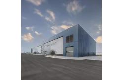 China Industrial Prefab Steel Warehouse Building , Prefabricated Steel Structure Workshop supplier
