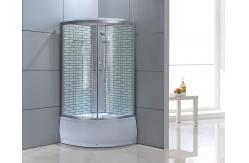 China Sliding Easy Clean Quadrant Shower Enclosures 1-1.2mm supplier