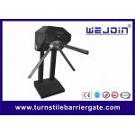 Portable Half Height Turnstile Security Systems , Pedestrian Gate Access Control for sale