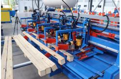 China Automation European Pallet Legs Nailing Machine Wood Pallet Foot Pier Automatic Nailing Machine supplier