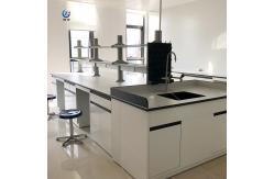 China 75x90cm Biology Lab Furniture , 4 Handles Laboratory Work Benches supplier