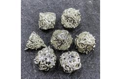 China Thorns Hollow Metal Dice Set Kusalu RPG Dragon And Dungeon DND supplier