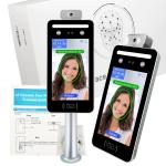 8 Inch Facial Recognition Access Control System Body Temperature Detection Measuring for sale