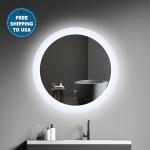 Anti Fog Lighted Mirror TV Space Saving Lighted Bathroom Magnifying Mirror High Definition for sale