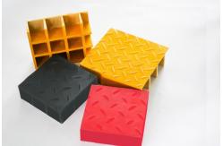 China Customizable Fiberglass Grating Panels Molded 1000m2 Technique supplier
