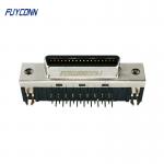 36 Pin SCSI Connector PCB Right Angle Female MDR Connector