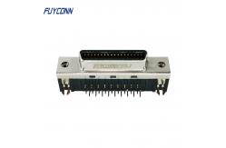 China 36 Pin SCSI Connector PCB Right Angle Female MDR Connector supplier