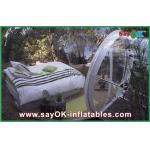 Transparent PVC Inflatable Transparent Dome Tent , Inflatable Tent Bubble