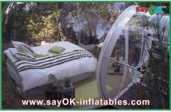 China Transparent PVC Inflatable Transparent Dome Tent , Inflatable Tent Bubble supplier