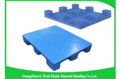 China LightWeight Nestable Plastic Pallets Single Face Nine Feet 100% Recycled Material supplier