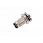 M5 Male Back Mount Socket Solder Screw M5*0.5 3/4pin 20A IP67 PCB M5 Circular Connector for sale