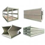 Portable Folding Container House Multi-Bedroom Living Room Suitable for Workshops Office Buildings for sale