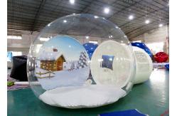 China Inflatable Snow Globe for Sale with Background supplier