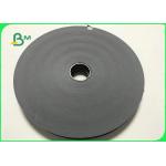 60GSM FDA Eco - Friendly Solid Black Paper In Reel For Drinking Straws