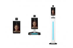 China High Accuracy Temperature Kiosk Digital Portable Forehead Thermometer supplier