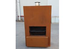 China Backyard Decor Weathering 600mm Steel Fire Pit  Easy To Assemble supplier