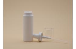 China 60ml White PP Plastic Pump Spray Bottles With Clear K Resin Over Cap supplier