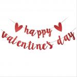 Modern Graduation Happy Valentines Day Sign Banner Red Color for sale