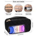 Lager Capacity Double Layer Toiletry Bag With Handle