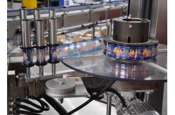 China One Side Ropp Automated Labeling Machine , Hot Melt Glue Bottle Label Applicator supplier