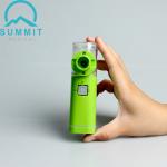 Home Use Portable Mesh Nebulizers , Green Ultrasonic Nebulizer Asthma Inhaler