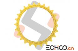 China Strong Pressure Resistant BD2G Rear Wheel Sprocket / Yellow Chain Sprocket Set supplier
