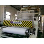 Melt Spray Fabric / Melt Blown Fabric Machine , Non Woven Fabric Manufacturing Plant single screw whithe and blue, for sale