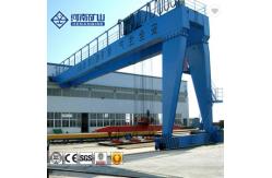 China Double Beams Mobile Rail Semi Goliath Crane With 20m Span supplier