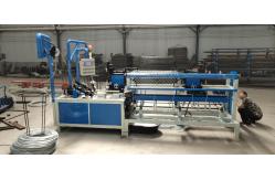 China High output and low price 3m automatic double wire chain fence machine supplier