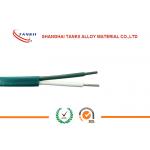 AWG 24 single wire K Type Thermocouple Extension Wire / Positive Wire Yellow and red with fiberglass insulation for sale