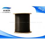 Outdoor Glass Fiber Optic Cable , Custom Connector G652D Drop Fiberglass Cable for sale