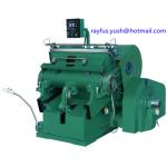 Platen Die Cutting Creasing Machine For Various Materials One Year Warranty for sale