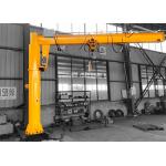 Column Mounted 2 Ton Jib Crane Hoist Floor Pedestal Slewing Pillar Jib Crane for sale