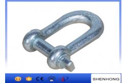 China Connecting Overhead Line Construction Tools , Screw pin bow high strength connection shackle supplier