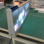 Double Side WIFI Taxi Roof LED Display 4G Remote Control Outdoor Guide for sale