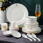 Medium Size Ceramic Tableware Set Oven Safe Ceramic Dinnerware Set