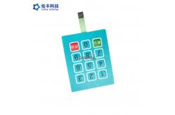 China PET Polyester Flat Membrane Switch , Custom Tactile Membrane Keypad supplier