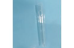 China High Purity Perforated SiO2 Quartz Glass Tube Customized supplier