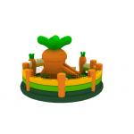 Rabbit Themed 6x6x3.8m Inflatable Fun City blow up Playhouse Fireproof